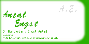 antal engst business card
